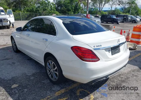 2016 Mercedes-Benz C 300 4Matic from USA, damaged, VIN WDDWF4KB1GR139919